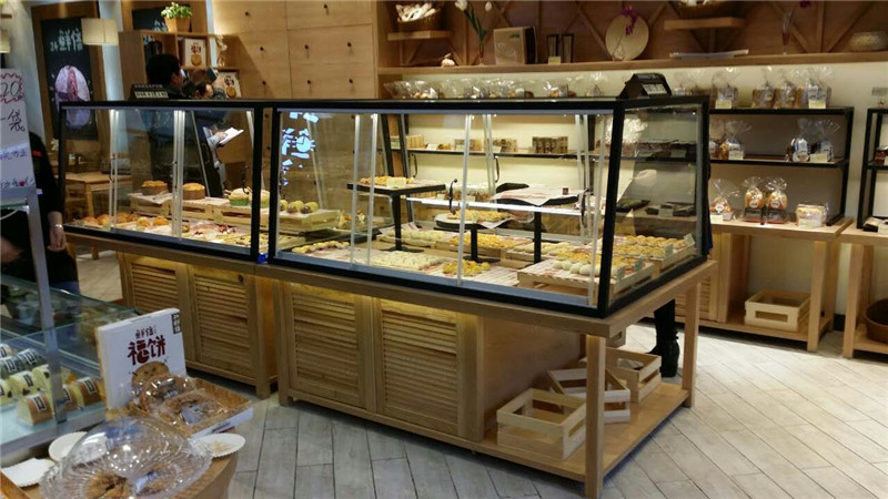 西安蛋糕展示柜,西安食品展示柜,西安面包展示柜-西安騰輝不銹鋼廚房設備廠