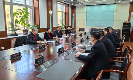 亿万先生mr股份董事长胡晓萍、总裁芦传有赴黑龙江省药品监督管理局座谈交流